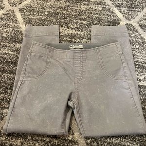 Free People Pull On Skinny Jeans Jeggings Gray Size 28